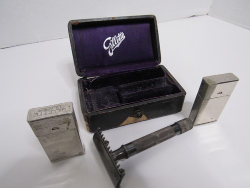 1908 gillette old type - type, safety