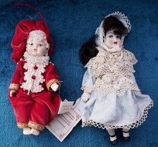 Two Small Italian Bisque Dolls
