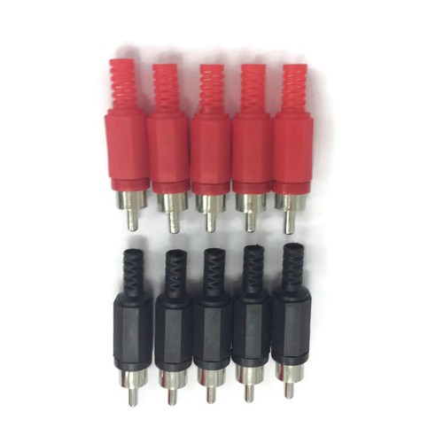 10x phono rca plugs - /,