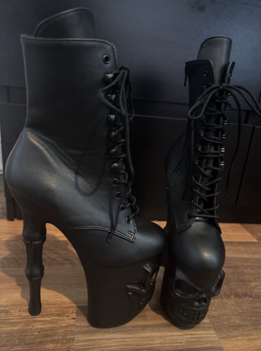 Women black leather - black,