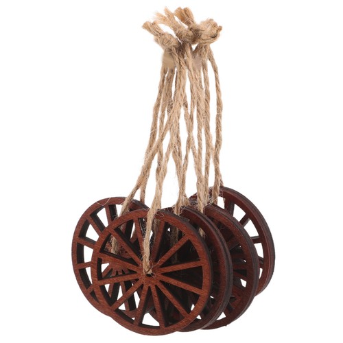 Pcs wood wheels craft - ,