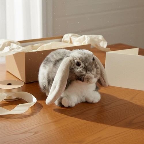 Lop eared rabbit stuffed - lop,