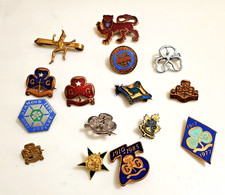 Girl Guide enamel Badges -