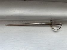 Antique Solid Silver Letter
