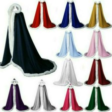 Winter Faux Fur Cape Cloak