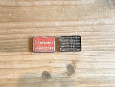 OLD VINTAGE ORIGINAL FIVE SCHRADER & SON VALVE CORES UK ENGLAND WITH CONTENTS