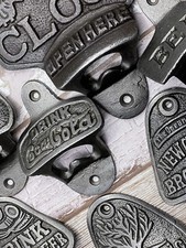 BOTTLE OPENERS CAST IRON -RANGE OF STYLES- HANDHELD-WALL MOUNTED - VINTAGE-