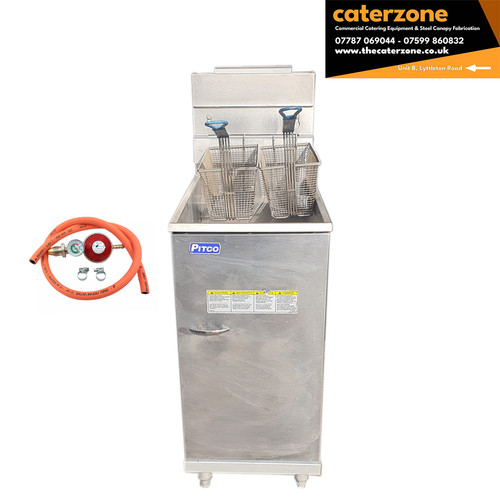 Pitco single tank gas fryer - pitco,