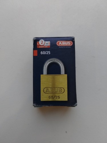 Abus 25mm brass padlock - abus, 60/25