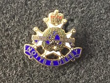Notts & Derby Regiment - Enamel Pin Badge - Presentation Case, New - Ref #95