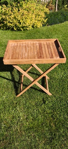 Teak butlers tray - butlers,