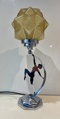 Art deco chrome dancing - art,