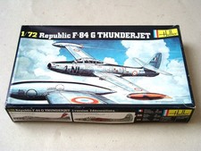 Heller 1:72 model aircraft kit 278: Republic F-84G Thunderjet