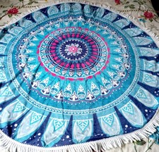 Vintage Mandala Beach Towel/