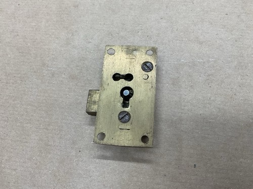 Brass cupboard lock - brass,
