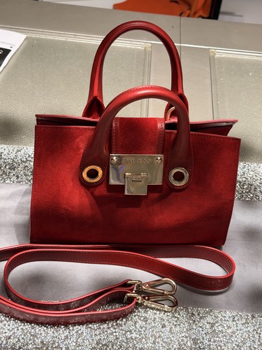 Jimmy choo red suede leather - choo,