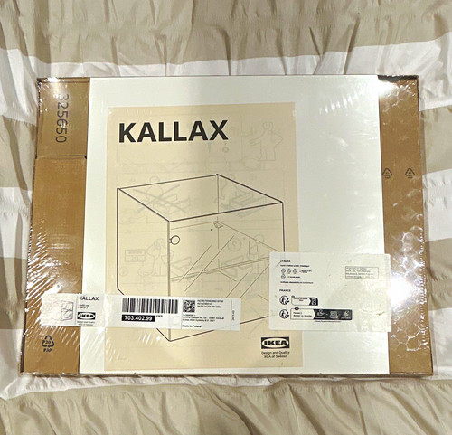 Ikea kallax white - white, 1-cube