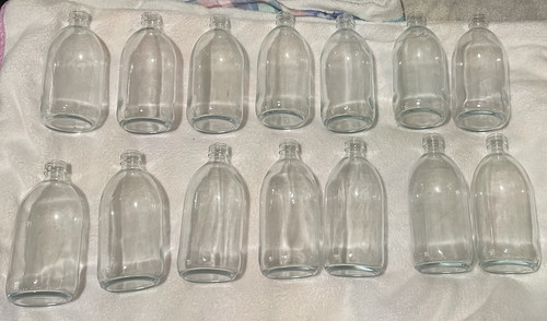 Lot refillable glass - lot, of