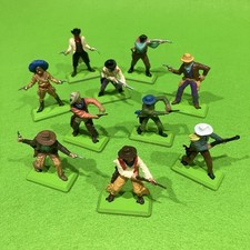 Britains Deetail Wild West Cowboys x10 Mixed JOB LOT Made in UK c1971