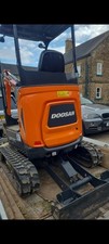 2023 Doosan DX17z Excavator 1.7 Ton * Just 170 hours * Zero swing mini digger 