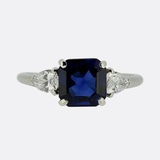 Cartier Sapphire and Diamond