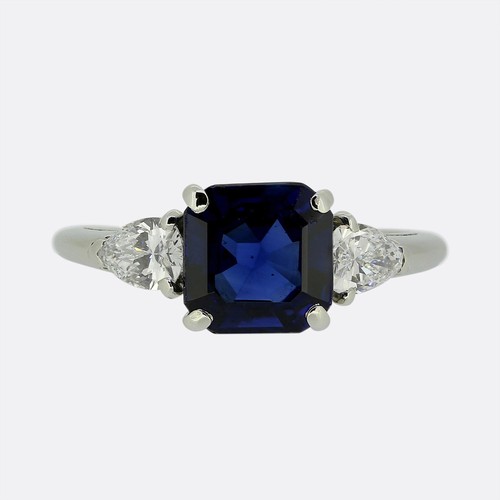 Cartier sapphire and diamond - cartier,