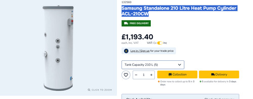 Samsung 210l heat - heat, pump
