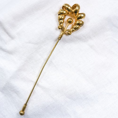 Antique gilt loop - antique, hat