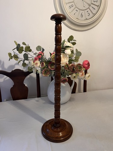 Antique wig stand hat - antique,