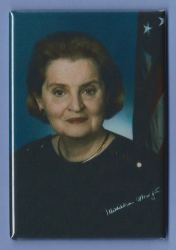 Madeleine albright 2x3 fridge - madeleine,