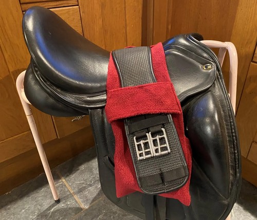 Fleece over saddle stirrup - fleece,