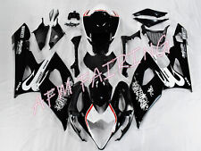 Black White Relentless ABS Injection Bodywork Fairing Kit for GSXR1000 2005-2006