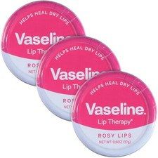 3 x Vaseline Lip Therapy Rosy