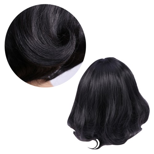 Short straight synthetic - short, wigs