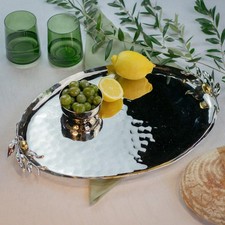 Olive Oval Serving Tray