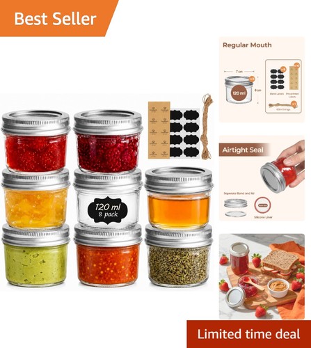 Stylish pack mini mason jars - pack,