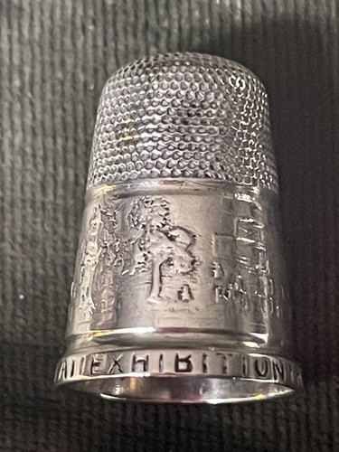 Rare victorian silver thimble - victorian,