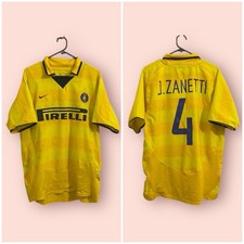 Inter Milan Football Shirt - 2003 / 2004 - Away - Medium - #4 Javier Zanetti