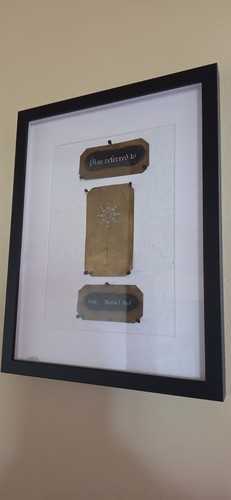 Framed antique brass - framed,