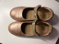 Next girls pink gold shoes