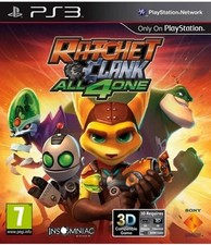 PS3 Ratchet & Clank All 4 One COMPLETE & MINT PlayStation 3 Insomniac BCES 01142