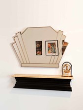 Large Art Deco Wall Mirror