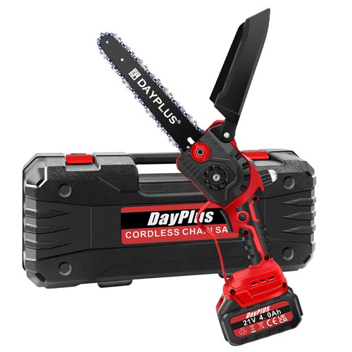 8in electric chainsaw cordless - chainsaw,