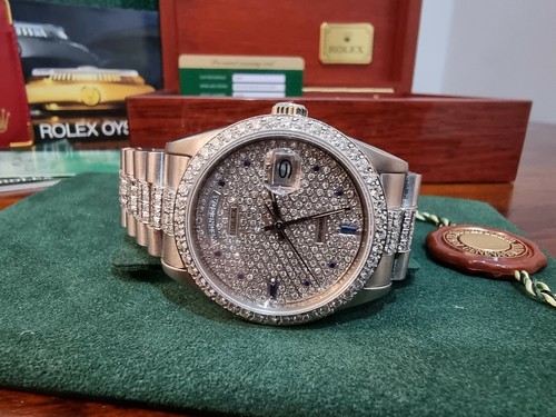 Rolex 18239 daydate white gold - rolex,
