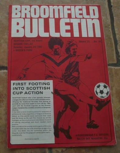 1981 airdrieonians v - (jan),