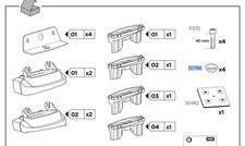 Thule 3025 XT kit for spare parts or can complete with a couple of items