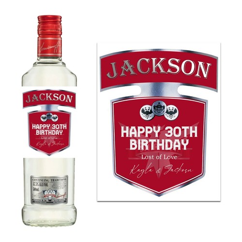 Personalised smirnoff vodka - personalised,