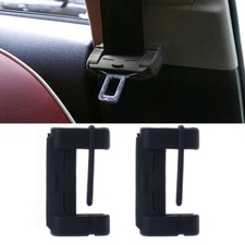2Pcs Black Car Seat Belt