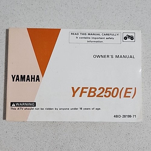 Yamaha atv yfb250 quad - yamaha,