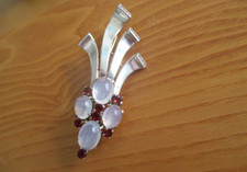 VINTAGE STUNNING LARGE ALFRED PHILIPPE  CROWN TRIFARI SILVER BROOCH   33.1 GRMS